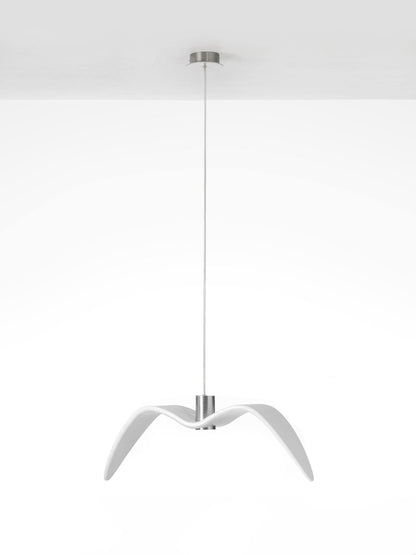 Hanglamp LED Vogeldesign Resin Aluminium Wit Zwart 3000K 4000K 6000K Woonkamer Pendellamp Minimalistisch Organisch Plafondlamp