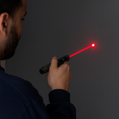 Krachtige Laserpointer Zaklamp met Instelbare Focus en USB Oplaadbaar – Bereik tot 10.000 Meter