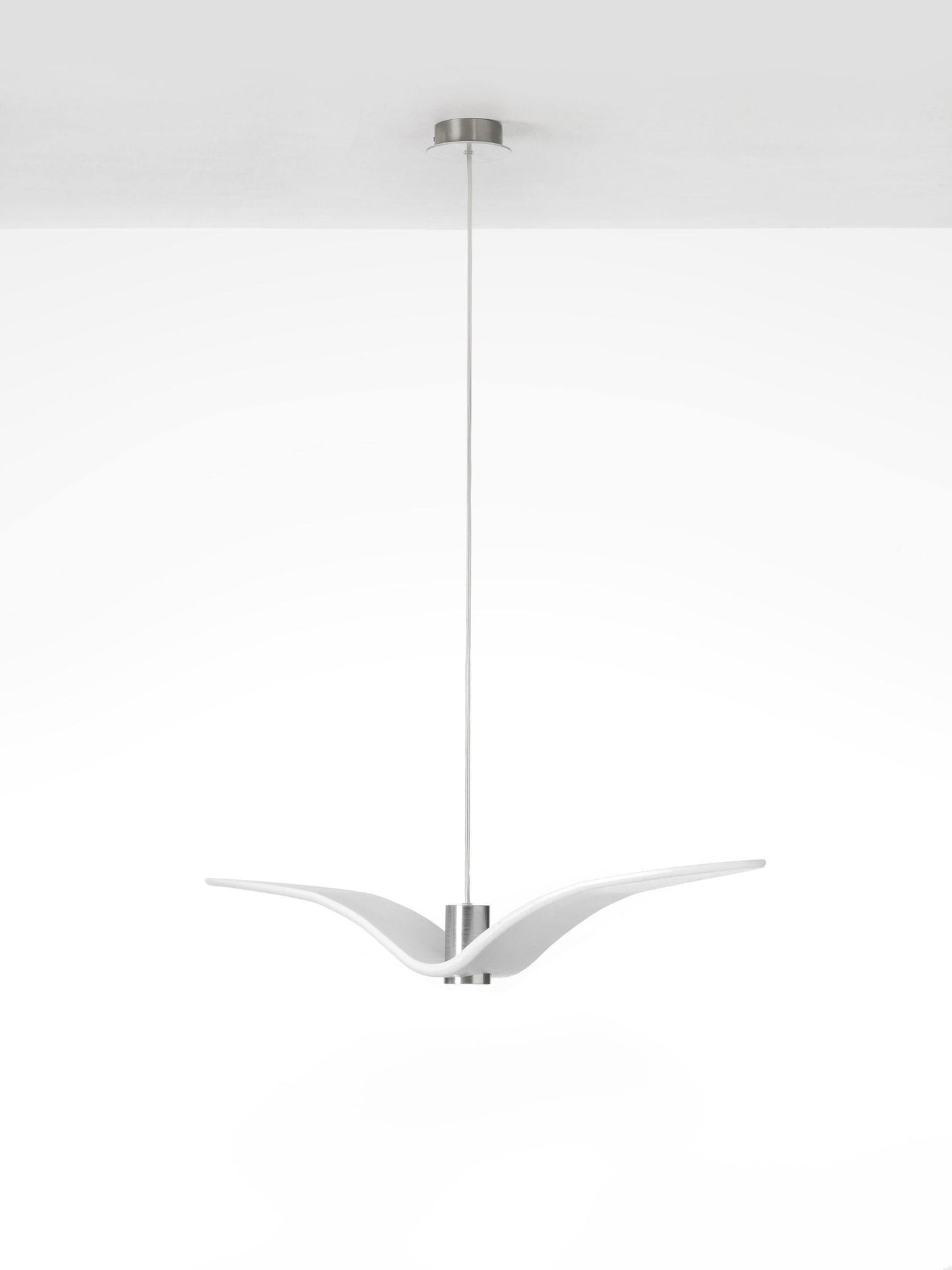 Hanglamp LED Vogeldesign Resin Aluminium Wit Zwart 3000K 4000K 6000K Woonkamer Pendellamp Minimalistisch Organisch Plafondlamp