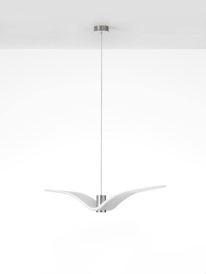 Hanglamp LED Vogeldesign Resin Aluminium Wit Zwart 3000K 4000K 6000K Woonkamer Pendellamp Minimalistisch Organisch Plafondlamp