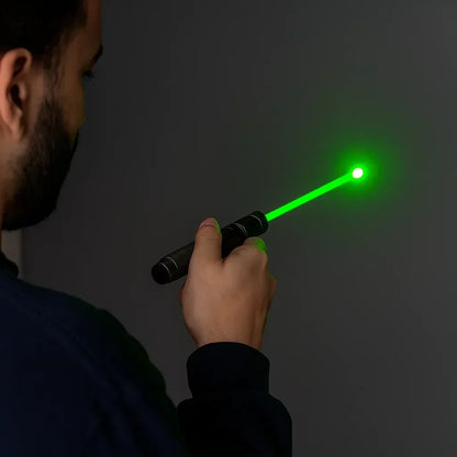 Krachtige Laserpointer Zaklamp met Instelbare Focus en USB Oplaadbaar – Bereik tot 10.000 Meter