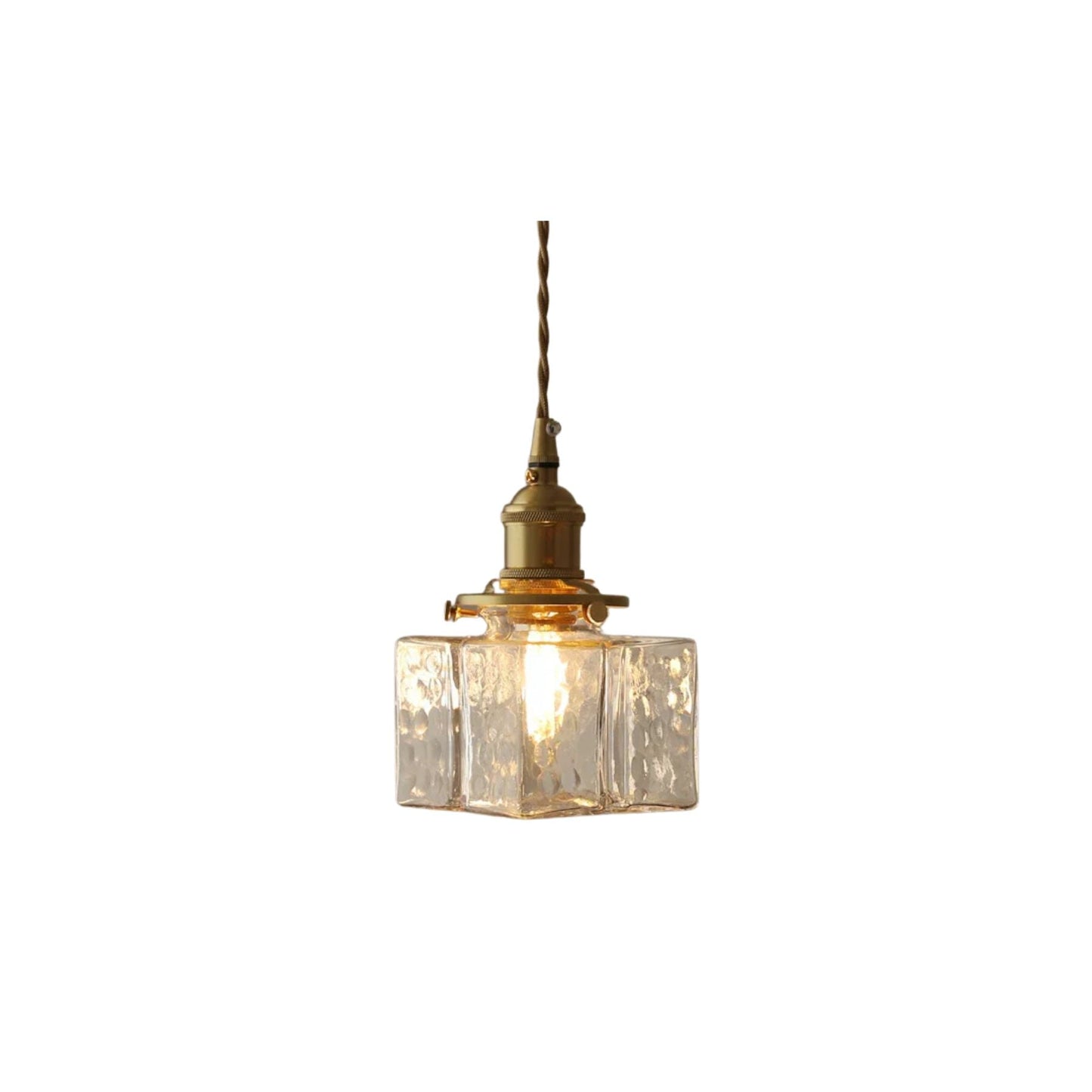 Hanglamp Glas E27 Messing Transparant Eettafel Woonkamer Vintage Klassieke Verlichting Kookeiland Sfeerlamp