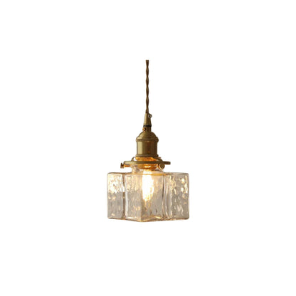 Hanglamp Glas E27 Messing Transparant Eettafel Woonkamer Vintage Klassieke Verlichting Kookeiland Sfeerlamp