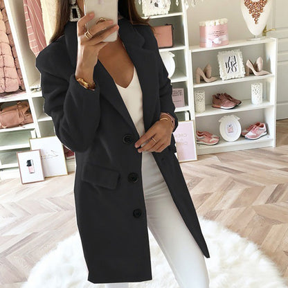 Damesjas Herfst Warm en Comfortabel