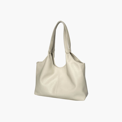 Vegan Schoudertas Dames Leren Look Ruim Tote Tas