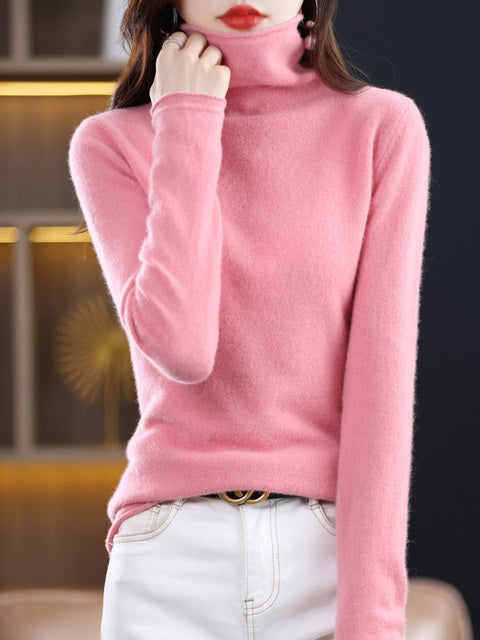 Dames Trui Lange Mouwen van Katoen Comfortabel Casual