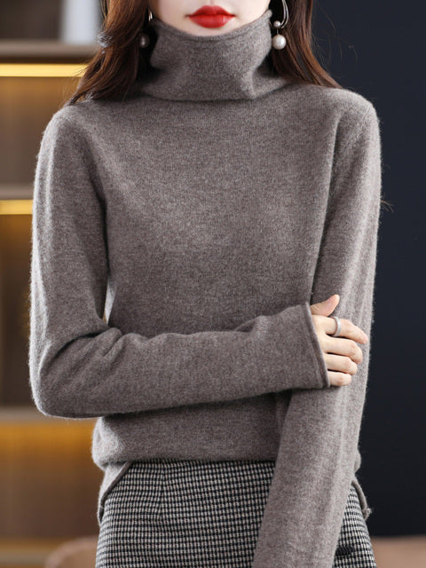 Dames Trui Katoen Lange Mouwen Casual Stijl