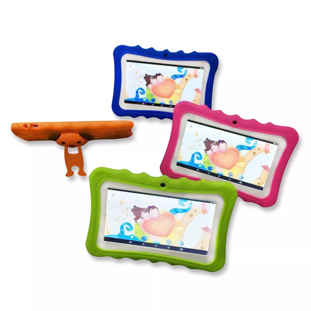 Kindertablet 7-inch met Schokbestendige Beschermhoes Educatief Speelgoed voor Kinderen