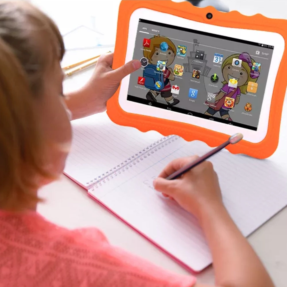 Kindertablet 7-inch met Schokbestendige Beschermhoes Educatief Speelgoed voor Kinderen