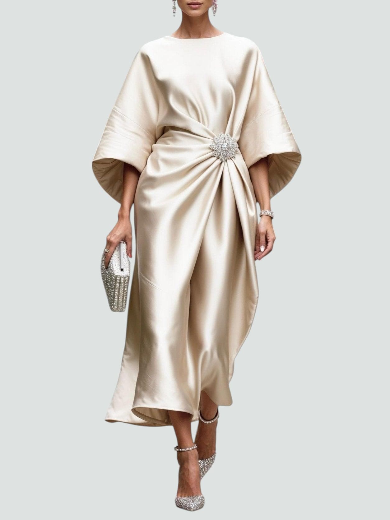 Dames Maxi Jurk Elegante Lange Zomerjurk