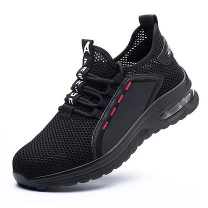 Veiligheidsschoenen met Stalen Neus Ultralight Antislip Werkschoenen Ademend voor Bouw Magazijn Industrie
