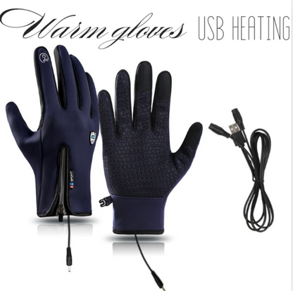 Verwarmbare Handschoenen met USB Touchscreen Waterdicht Winddicht voor Winter