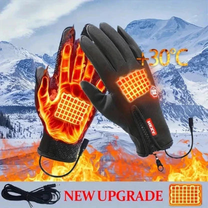 Verwarmbare Handschoenen met USB Touchscreen Waterdicht Winddicht voor Winter