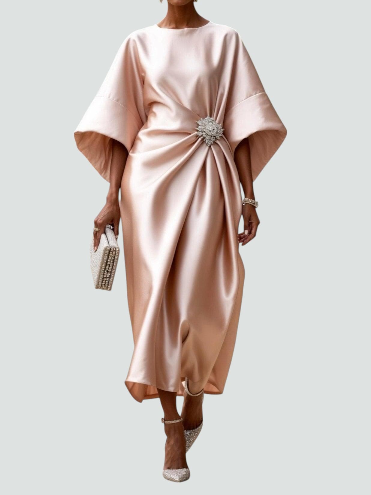 Dames Maxi Jurk Elegant Lange Zomerjurk