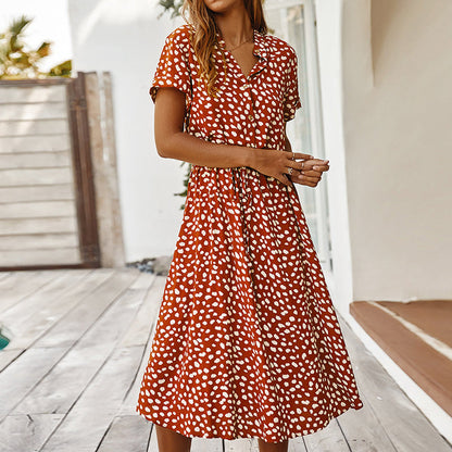 Elegante Stippenjurk voor Vrouwen met Slimme Pasvorm