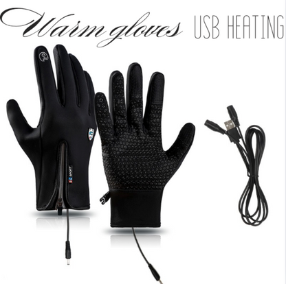 Verwarmbare Handschoenen met USB Touchscreen Waterdicht Winddicht voor Winter