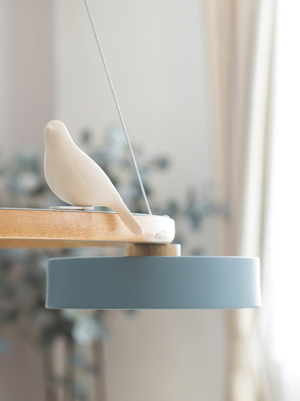 Decoratieve Vogelkroonluchter met Gekleurde Cirkels voor Eetkamer en Woonkamer