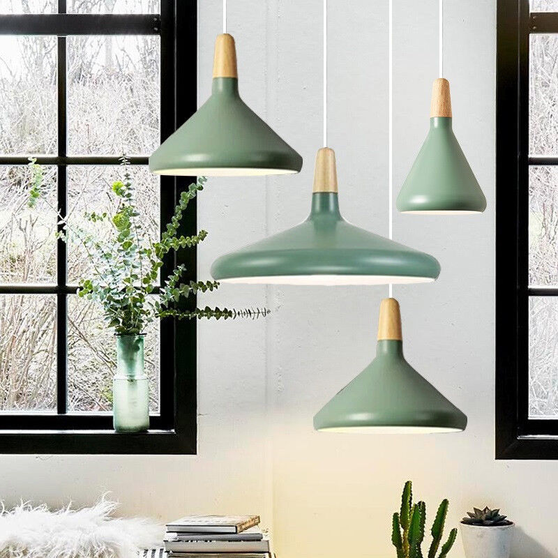Hanglamp Scandinavisch Aluminium Hout Wit E27 Eettafel Woonkamer Minimalistisch Design Verlichting Keukeneiland