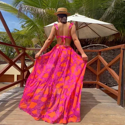 Dames Badpak Ruches Zomer Strandmode