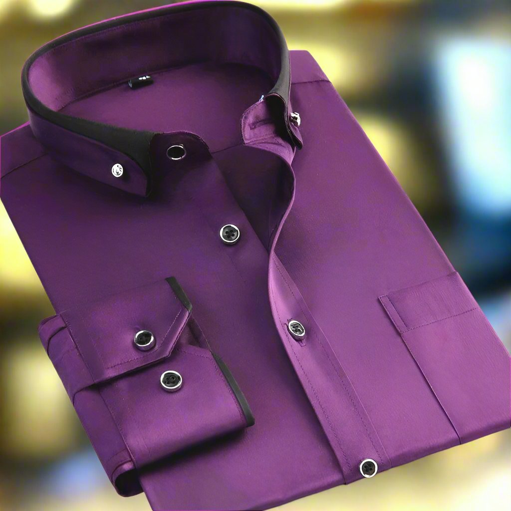 Overhemd voor Heren Klassiek Elegante Stijl Wit