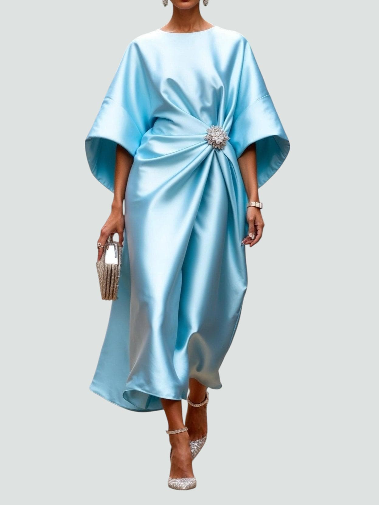 Dames Maxi Jurk Elegant Lange Zomerjurk