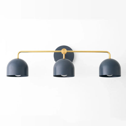 Koepelkapjes Wandlamp Modern Scandinavisch Metaal Zwart Messing 2-3 Lichtpunten Badkamer Hal Slaapkamer Sfeerverlichting