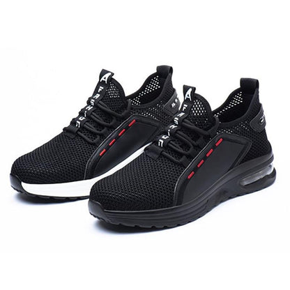 Veiligheidsschoenen met Stalen Neus Ultralight Antislip Werkschoenen Ademend voor Bouw Magazijn Industrie