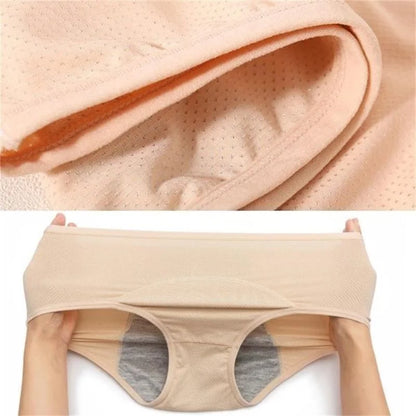 Hoogsluitende Menstruatie- en Incontinentieondergoed met Drielaags Absorptietechnologie 30-50ml
