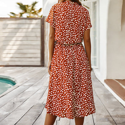 Elegante Stippenjurk voor Vrouwen met Slimme Pasvorm