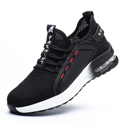 Veiligheidsschoenen met Stalen Neus Ultralight Antislip Werkschoenen Ademend voor Bouw Magazijn Industrie