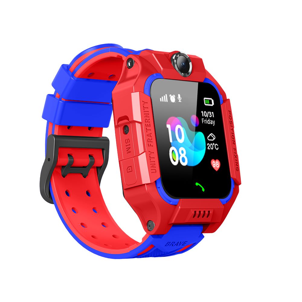 Smartwatch voor Kinderen met GPS-Tracker Telefoonfunctie SOS-Knop Ingebouwde Camera Kleurrijk Polshorloge voor Jongens en Meisjes vanaf 4 Jaar