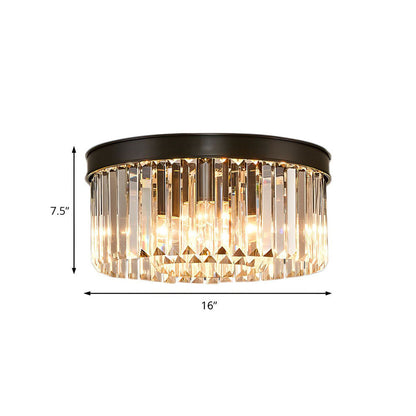 Plafondlamp kristal 40 cm goud 4x E14 woonkamer hal slaapkamer luxe plafondverlichting moderne kristallen lamp