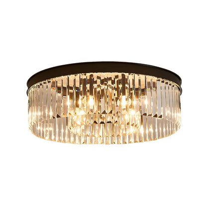 Plafondlamp kristal 40 cm goud 4x E14 woonkamer hal slaapkamer luxe plafondverlichting moderne kristallen lamp