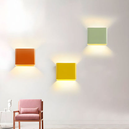 Cubbon Wandlamp LED Aluminium Acryl Zwart/Wit Wandverlichting Binnen Modern Up Down Designlamp Slaapkamer Hal