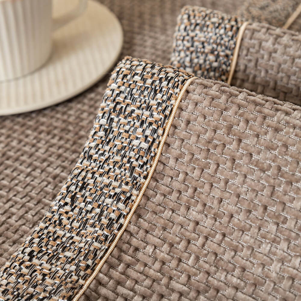 Chenille Bankhoes Antislip Structuur Bescherming Huisdieren Kleur en Maat Universeel
