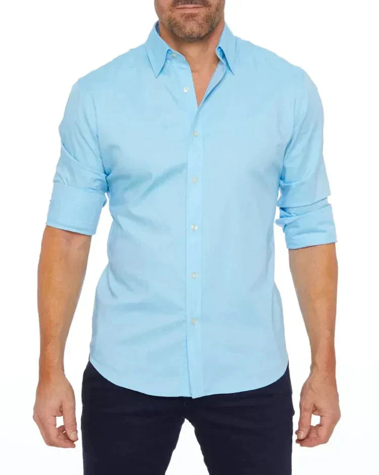 Heren Overhemd Lange Mouw Kwaliteit Casual Look