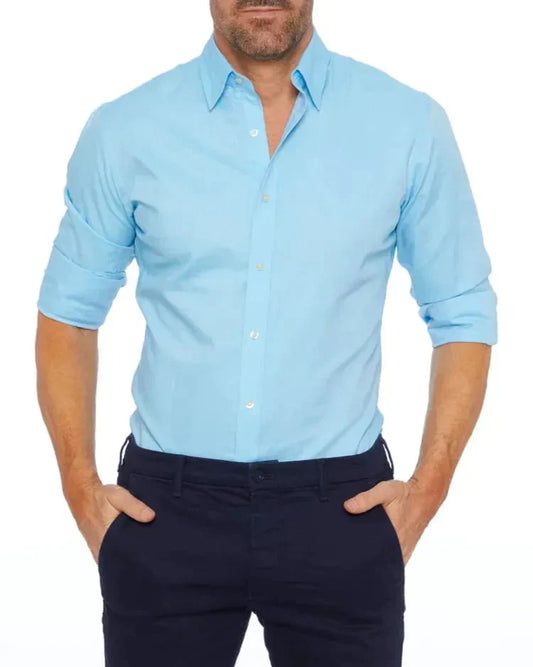 Heren Overhemd Lange Mouw Kwaliteit Casual Look - StudioMarella