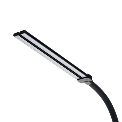 Bureaulamp Dimbaar LED 3 Lichtkleuren Zwanenhals Klem Oogvriendelijk Thuiskantoor Modern