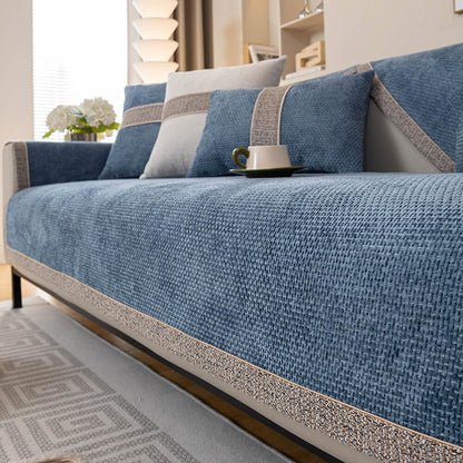 Chenille Bankhoes Antislip Structuur Bescherming Huisdieren Kleur en Maat Universeel