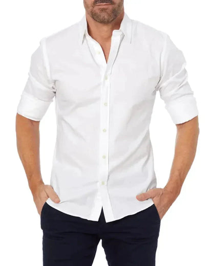 Heren Overhemd Lange Mouw Kwaliteit Casual Look
