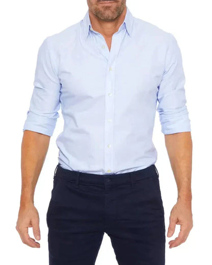 Heren Overhemd Lange Mouw Kwaliteit Casual Look
