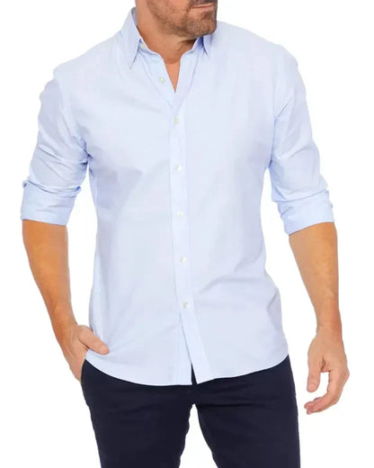 Heren Overhemd Lange Mouw Kwaliteit Casual Look