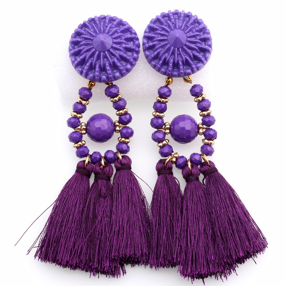Dames Oorbellen met Kwastjes Grote Statement Oorbellen Trendy