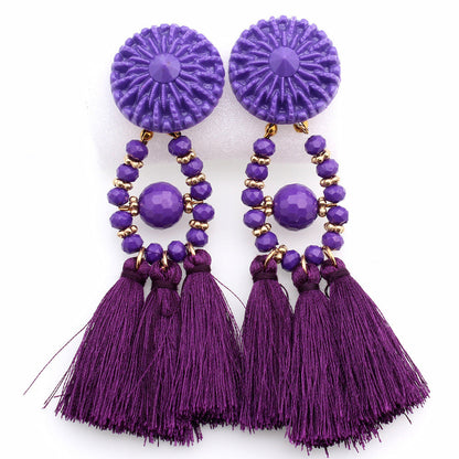 Dames Oorbellen met Kwastjes Grote Statement Oorbellen Trendy
