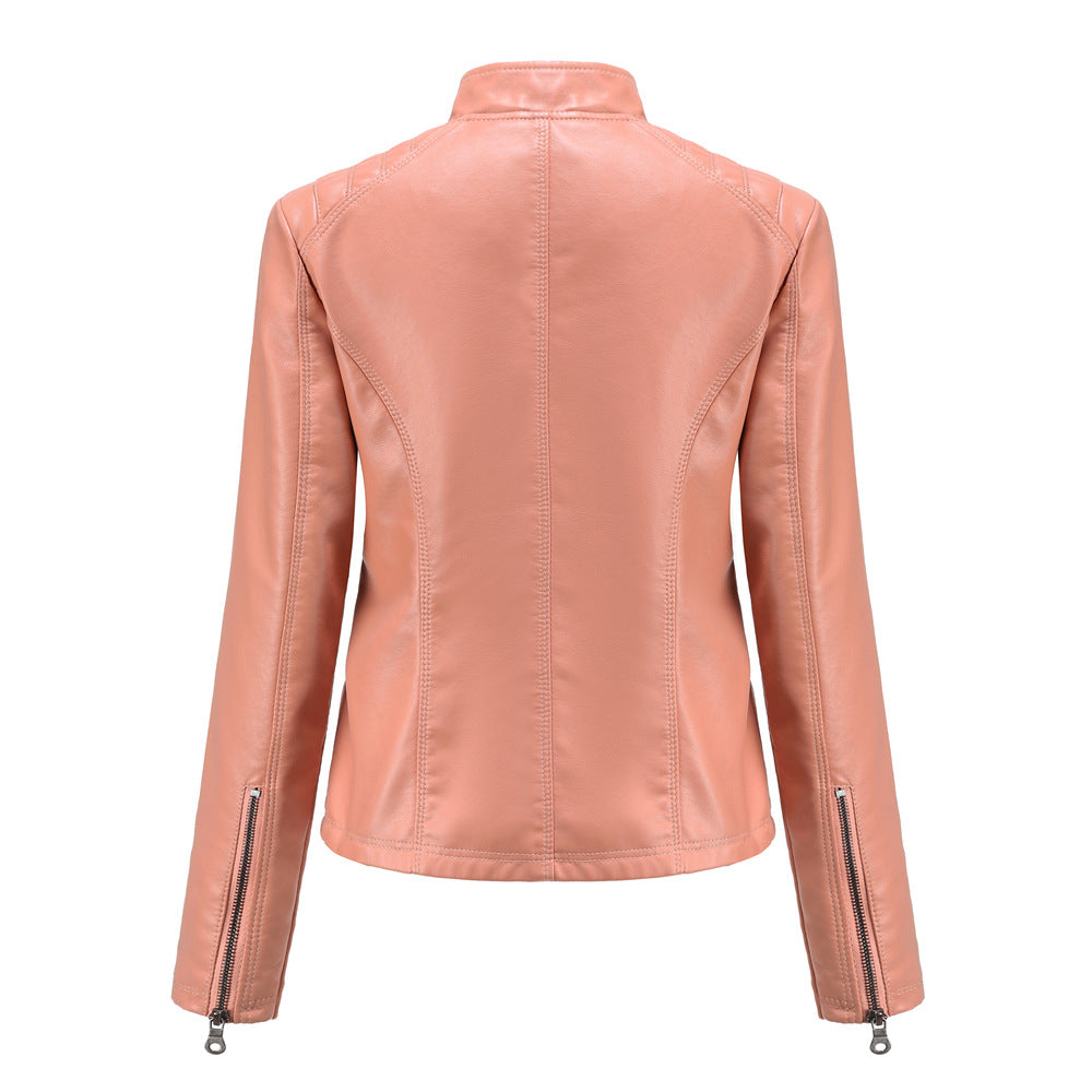 Dames Leren Jas Comfortabel en Stijlvol