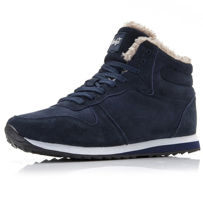 Heren Winterschoenen Warm en Waterdicht met Bontvoering