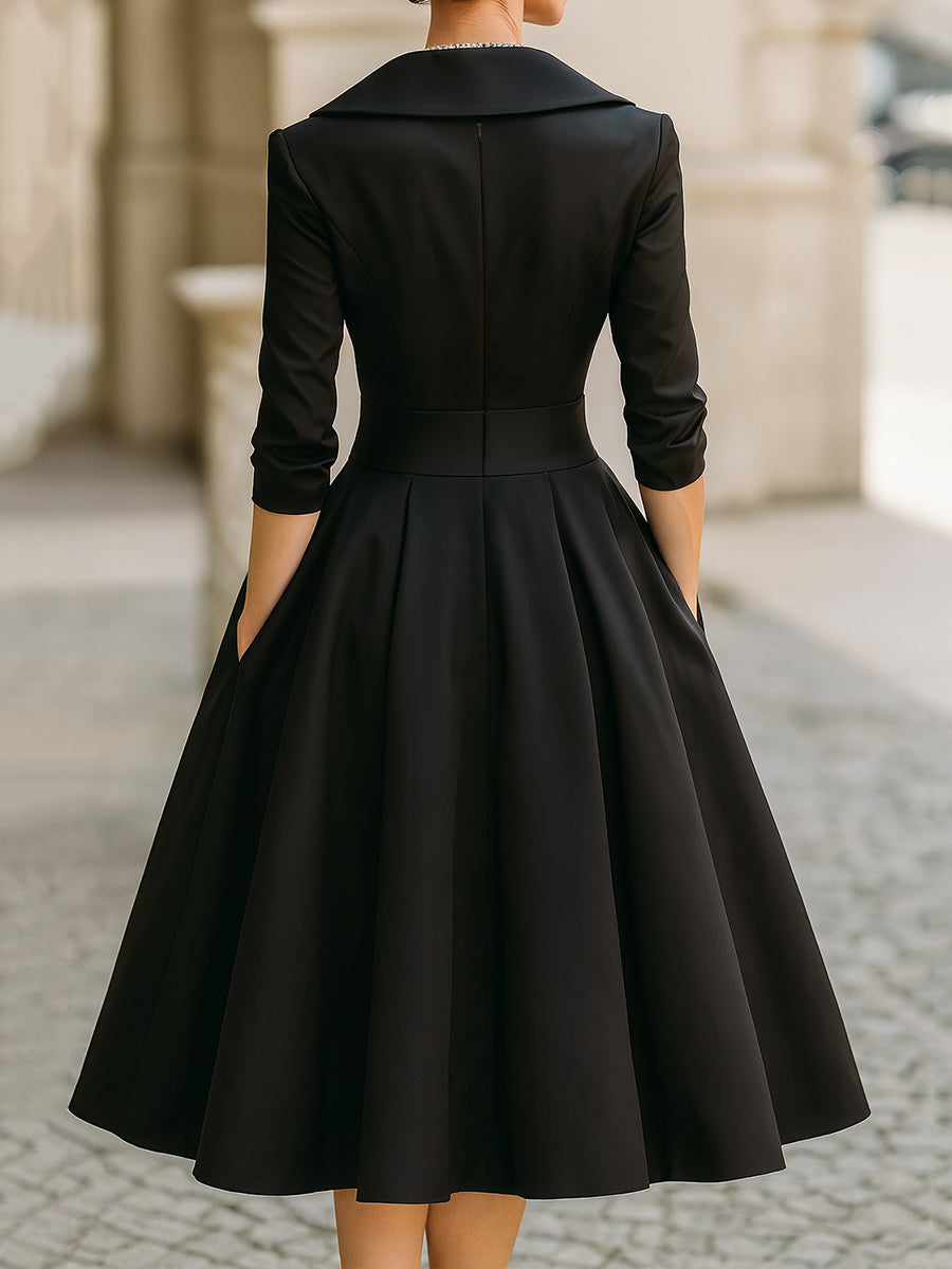 Midi Jurk voor Dames Zomerjurk Lina Stijl