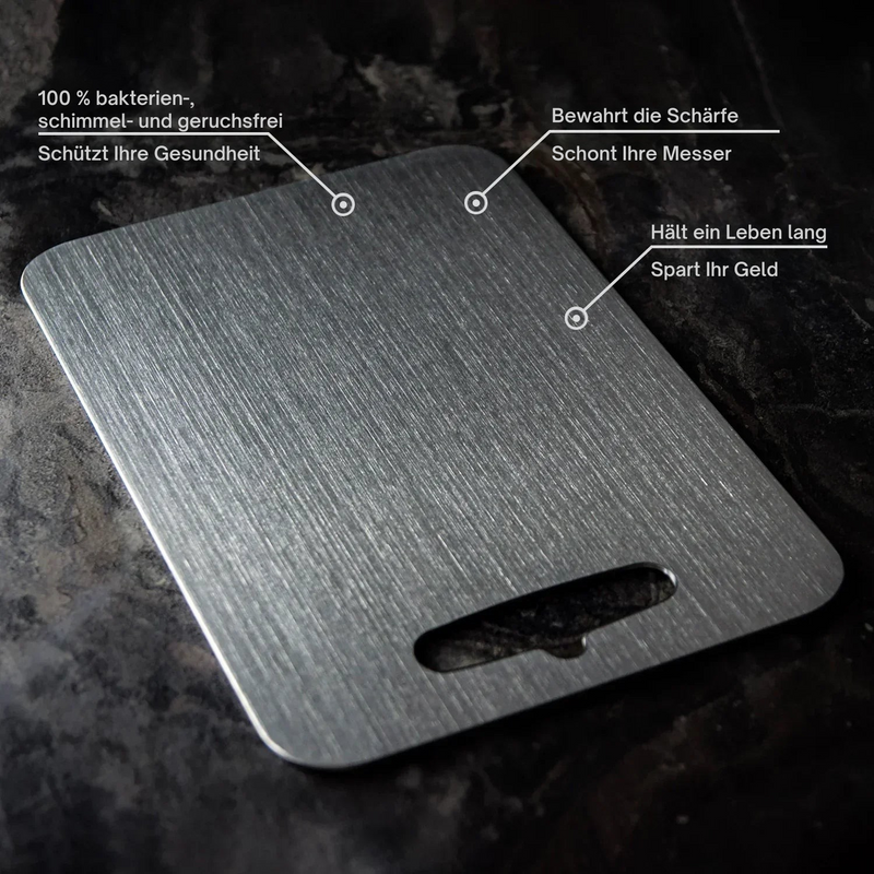 Snijplank 35×25 cm Met Titaan Coating BPA-Vrij Antibacterieel voor Hygiënisch Bereiden in de Keuken
