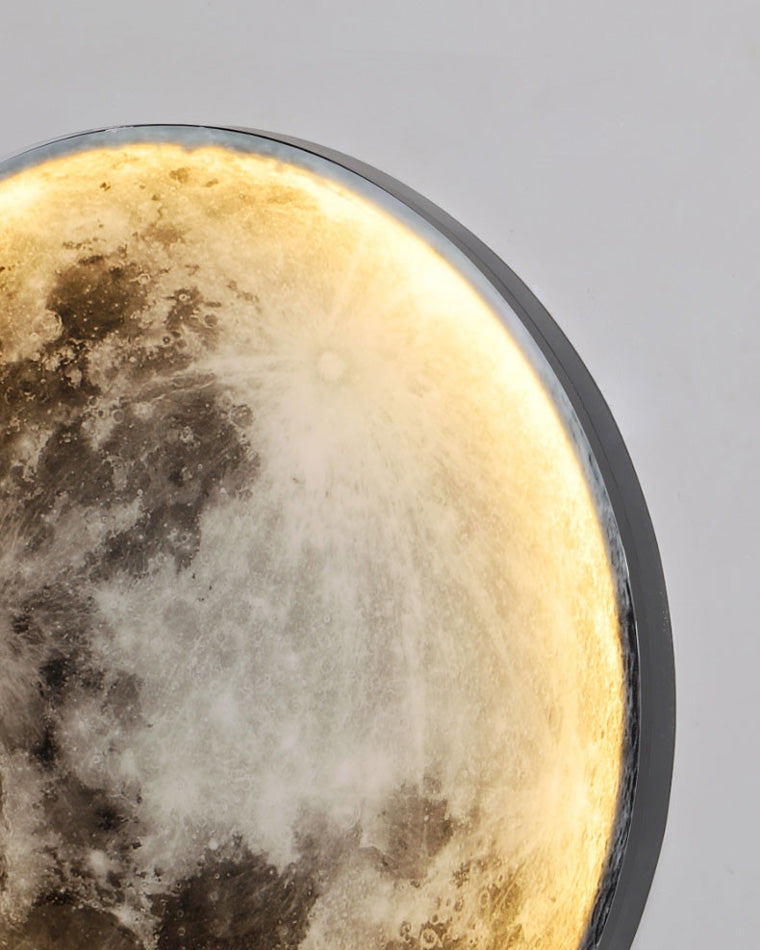 Wandlamp Maan Muurschildering LED Dimbaar Afstandsbediening Woonkamer Slaapkamer