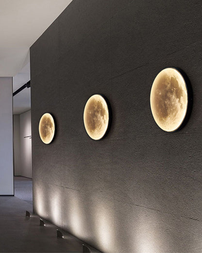 Wandlamp Maan Muurschildering LED Dimbaar Afstandsbediening Woonkamer Slaapkamer